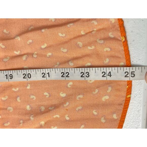 Maeve Orange Ceresco‎ Peasant Blouse Cottagecore Boho Women's Size Medium - Picture 7 of 8